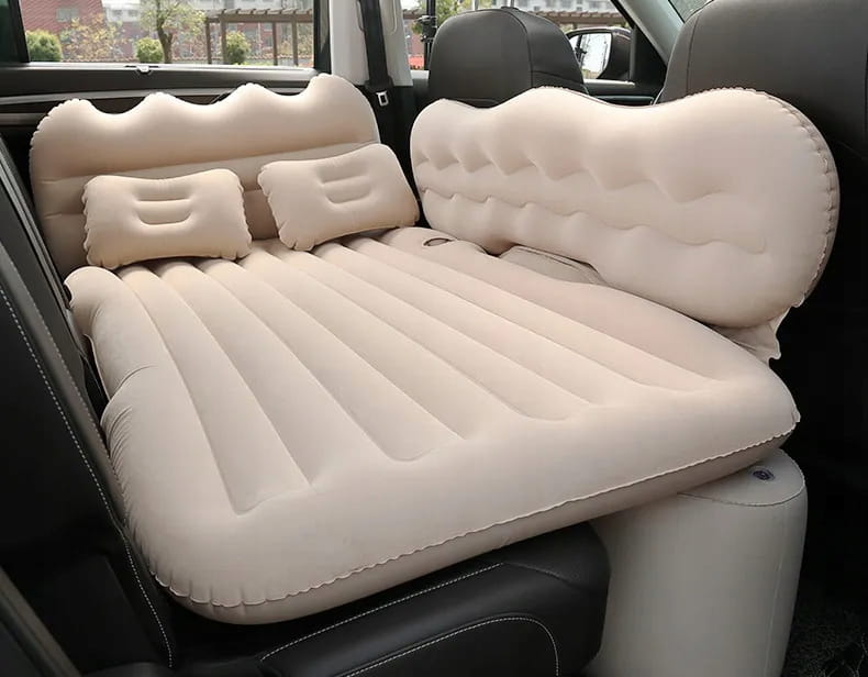 Automašīnas matracis, bēšs, ar sūkni