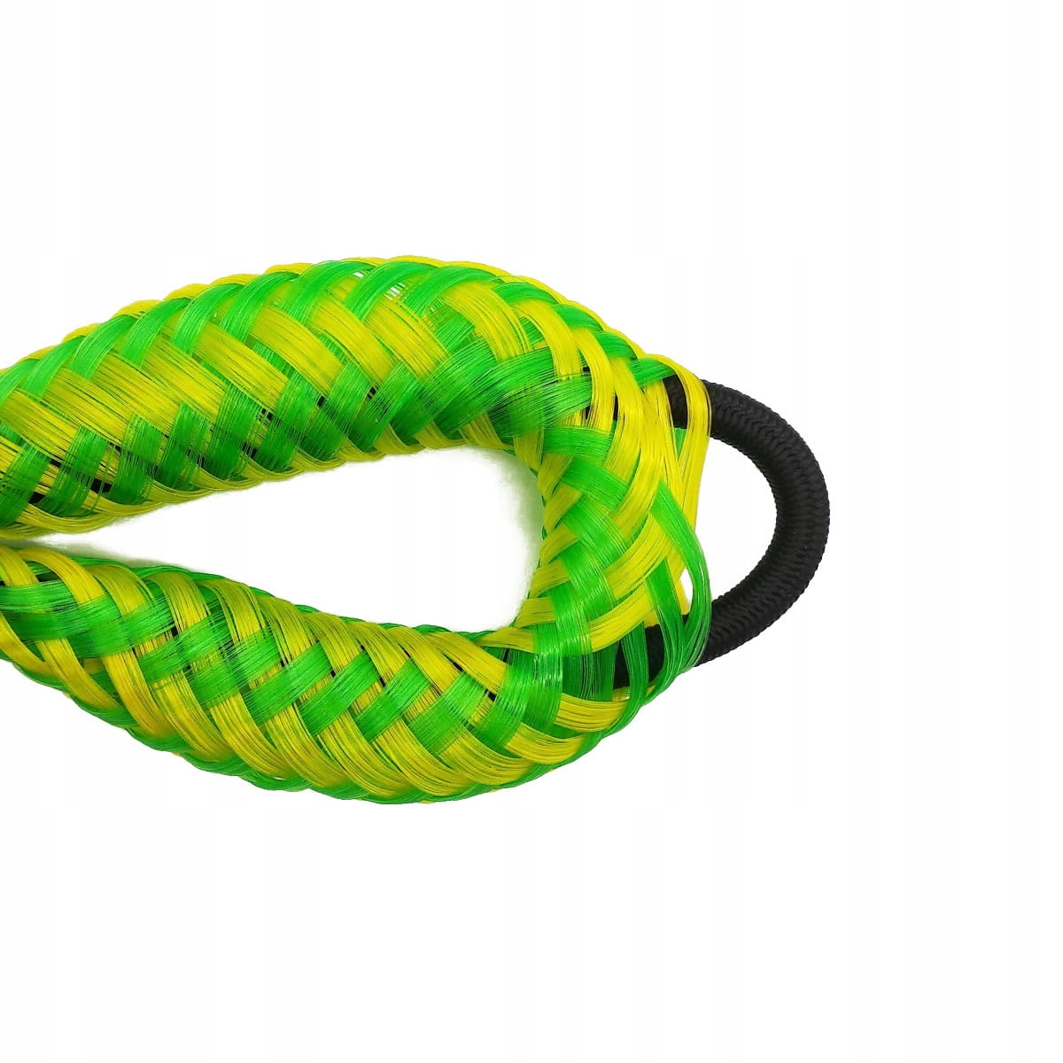 Elastīga zaļa pietauvošanās virve ar karabīni 165 cm