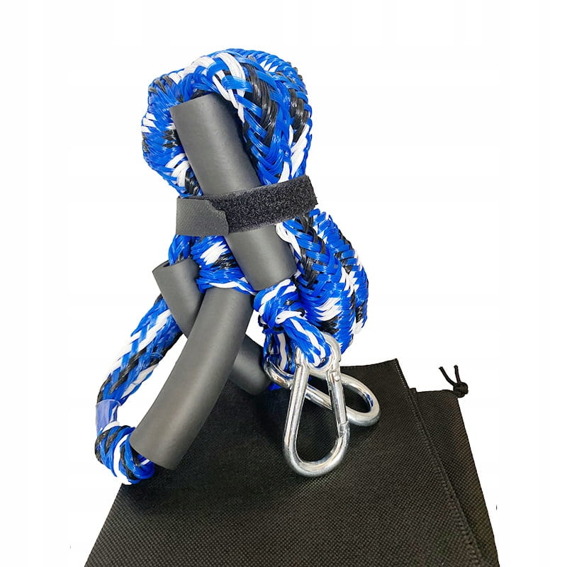 Elastīga zila pietauvošanās virve, 165 cm, laivai, skrejritenim