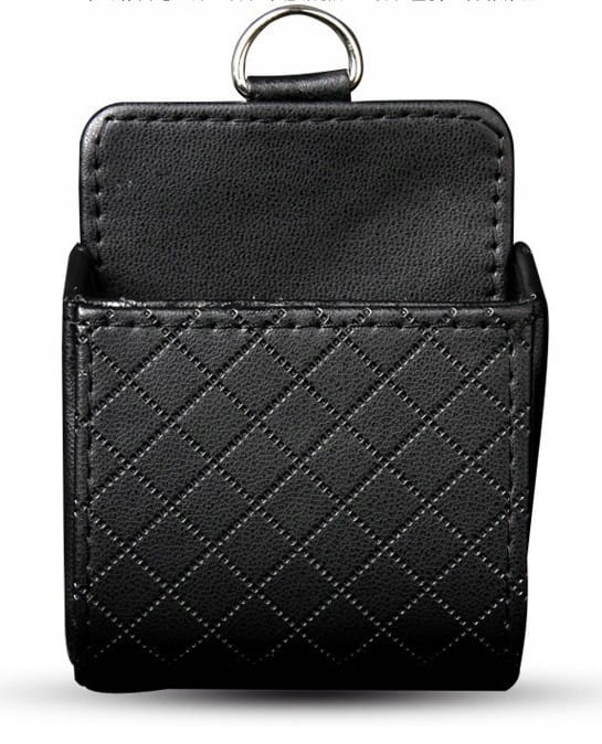 Ventilācijas atveres turētājs, automašīnas tālruņa turētājs, ādas organizators