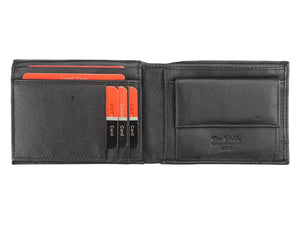 Pierre Cardin TILAK37 8806 RFID juoda ir mėlyna piniginė czarny + niebieski