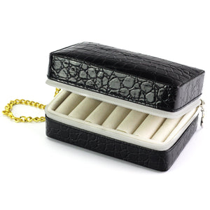 PATRIZIA BEAUTY-18013-BL juodas lagaminėlis czarny