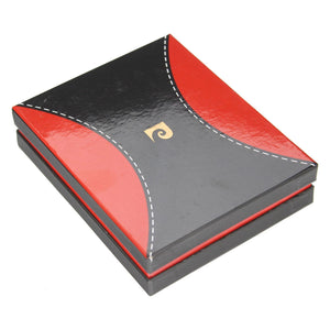 Pierre Cardin TILAK37 8806 RFID juoda ir mėlyna piniginė czarny + niebieski