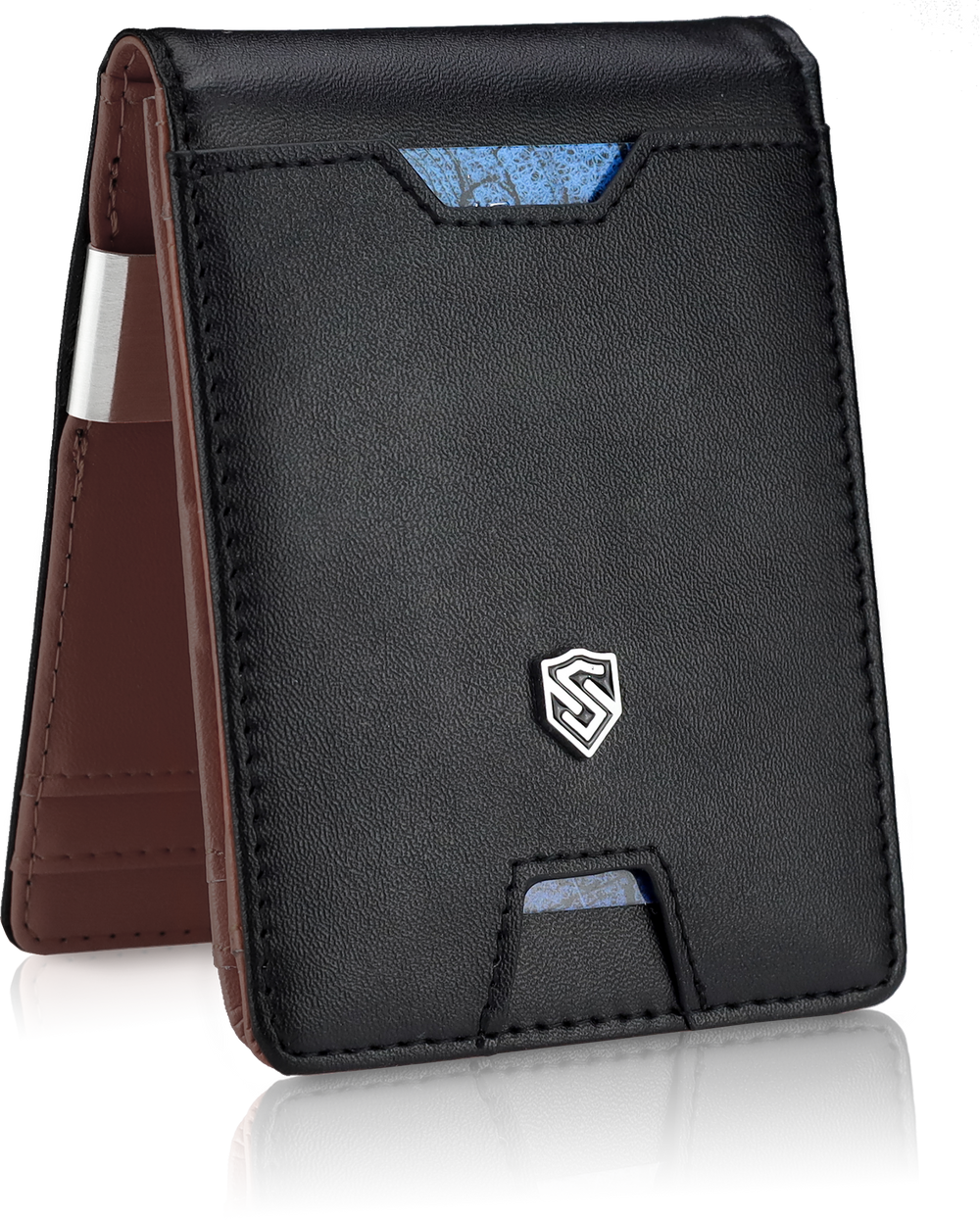 Vīriešu plāns maks, karšu turētājs ar RFID F02 S20