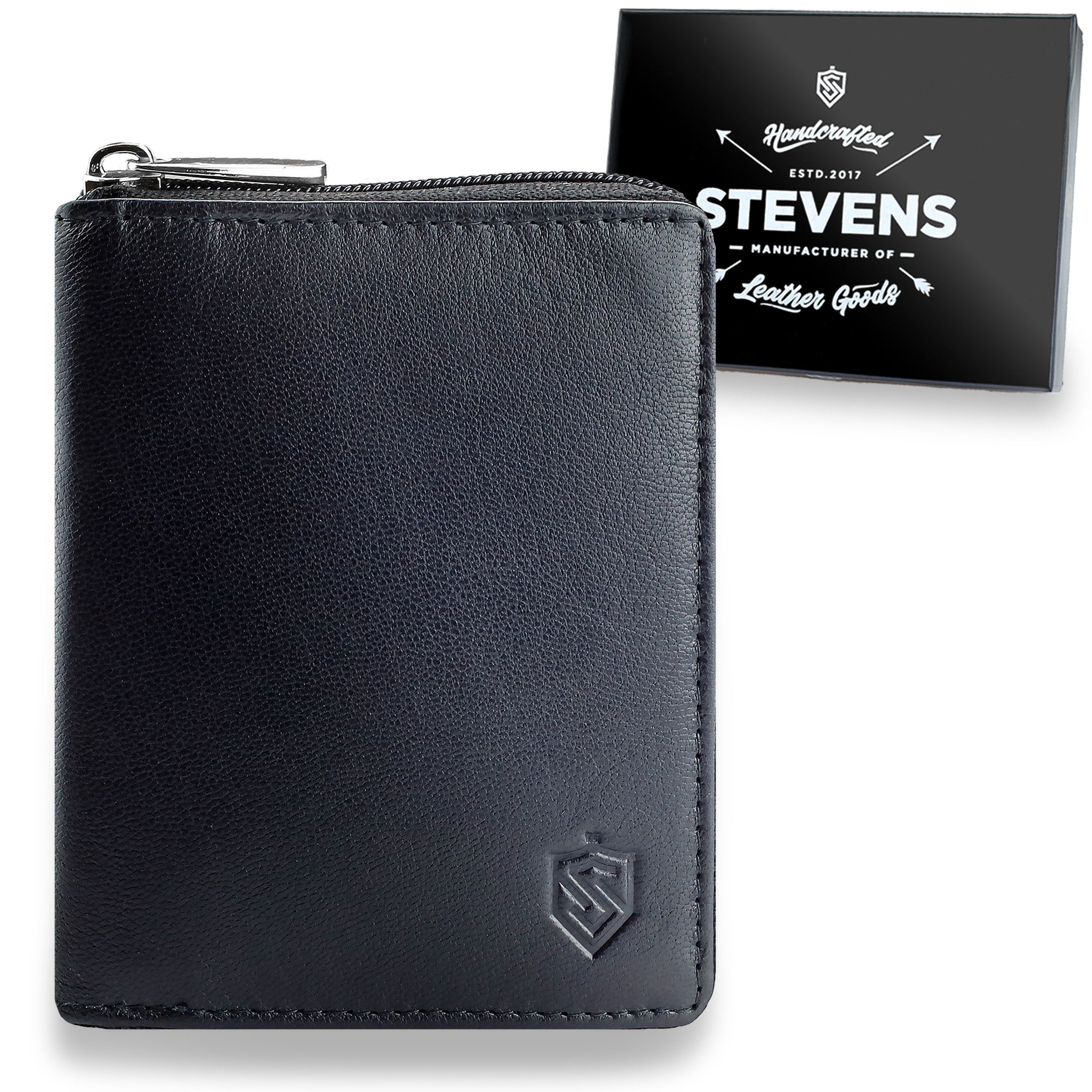 Vīriešu vertikāls ādas maks Stevens S17