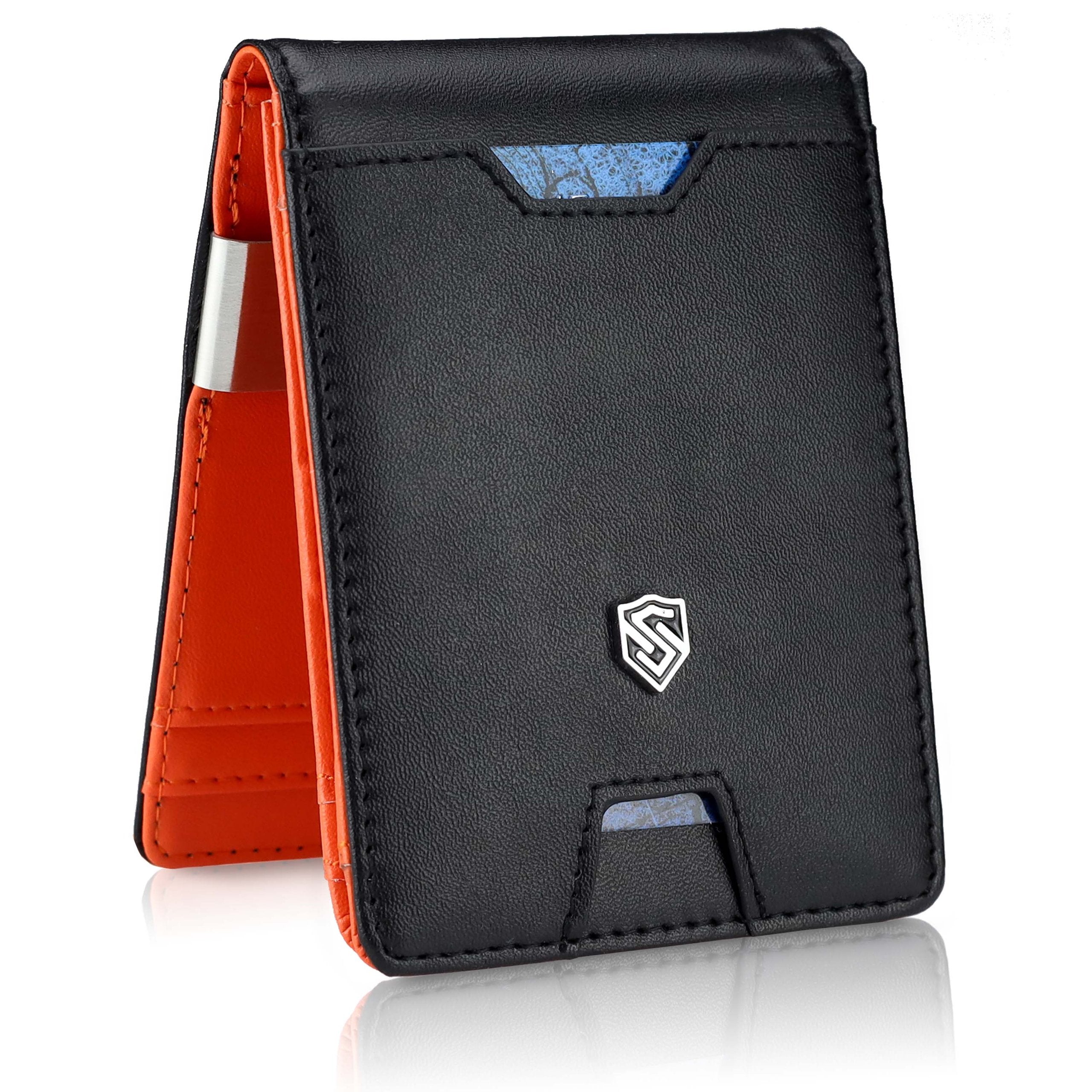 Vīriešu plāns maks, karšu turētājs ar RFID S23 identifikāciju