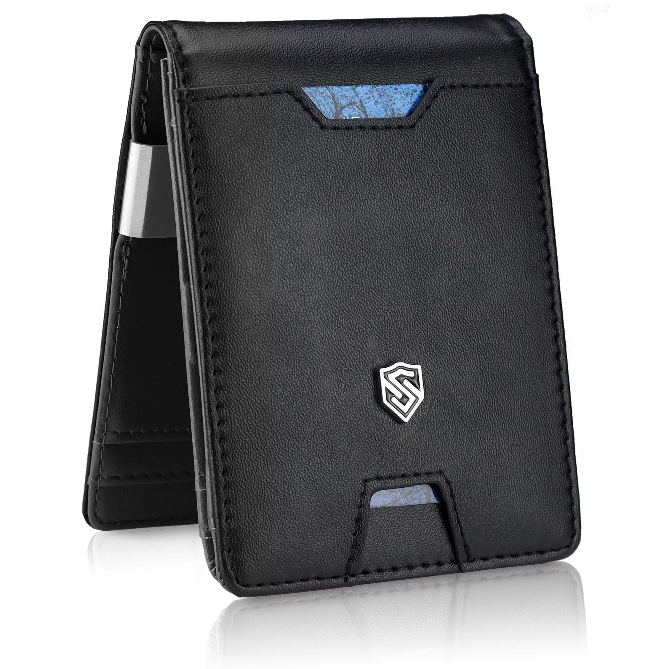 Vīriešu plāns maks, karšu turētājs ar RFID S24 identifikāciju