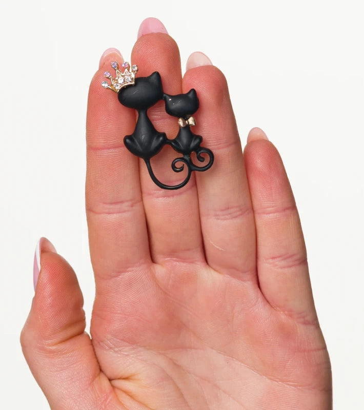 Broša sievietēm - kaķis J65