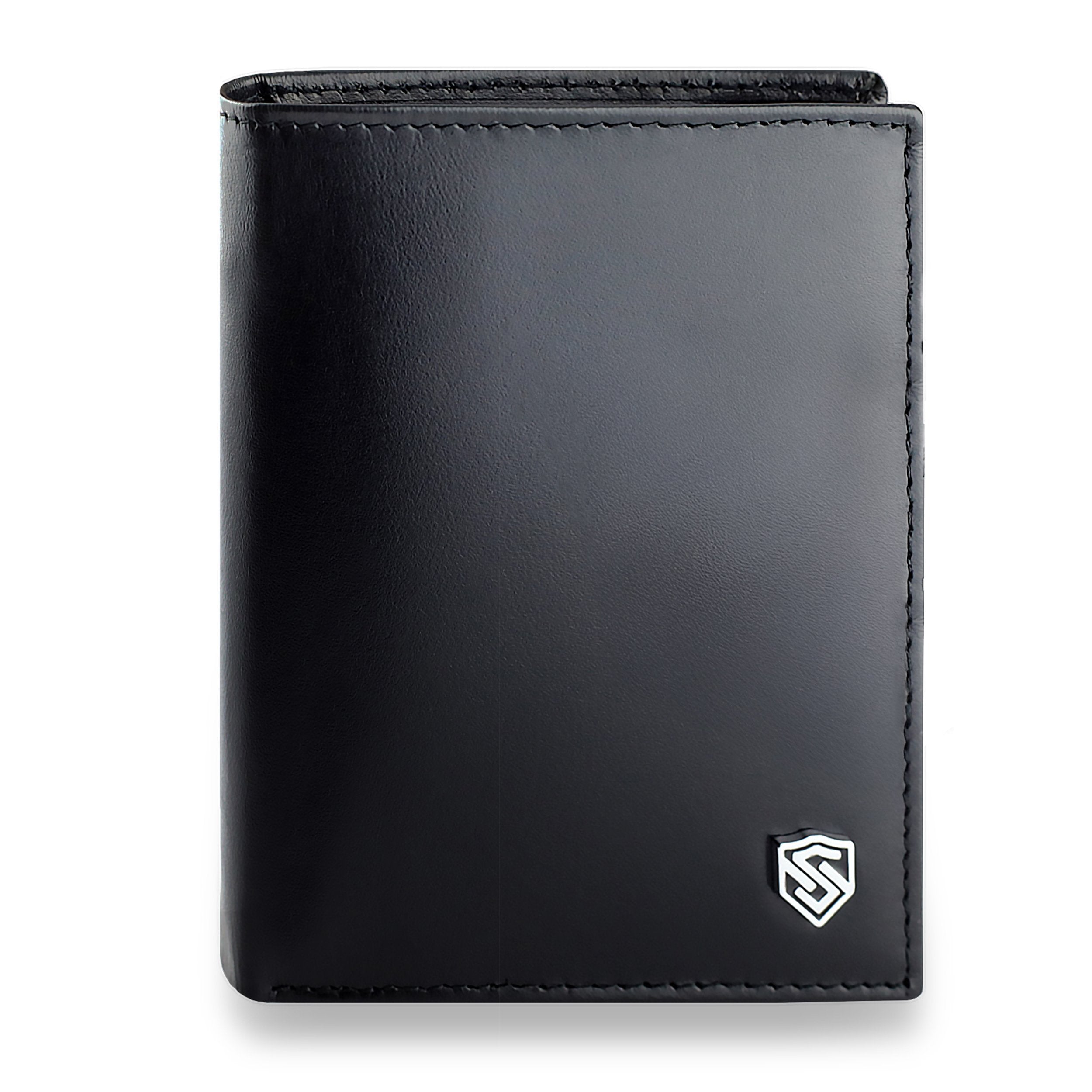 Vīriešu ādas maks Stevens Z03-326, melns S183