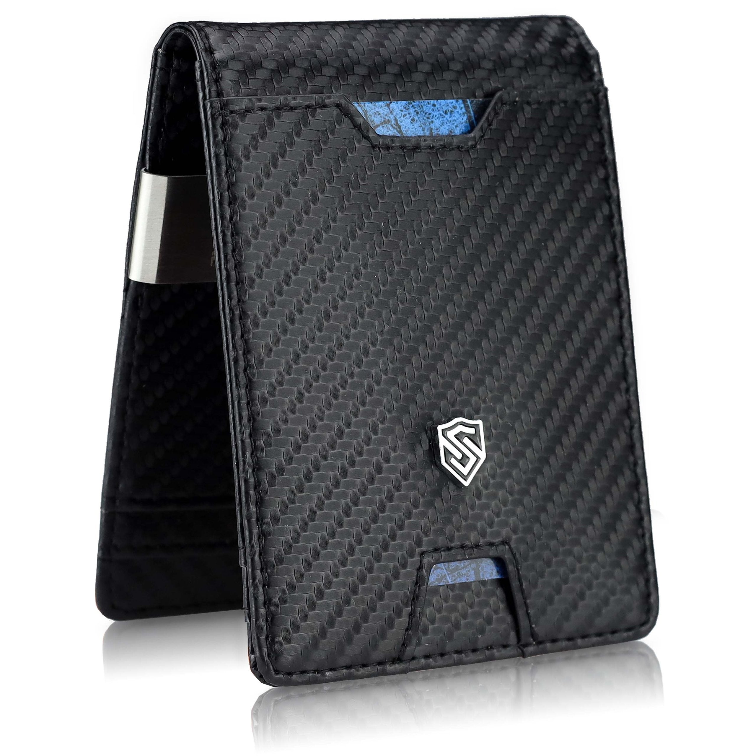 Vīriešu plāns maks, karšu turētājs ar RFID S25 identifikāciju