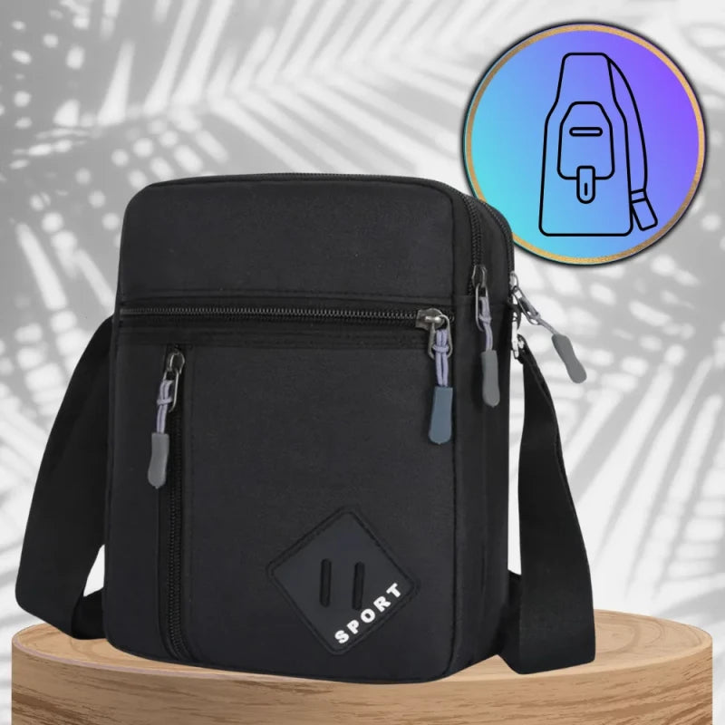 Vīriešu rokassoma T110, melna R39