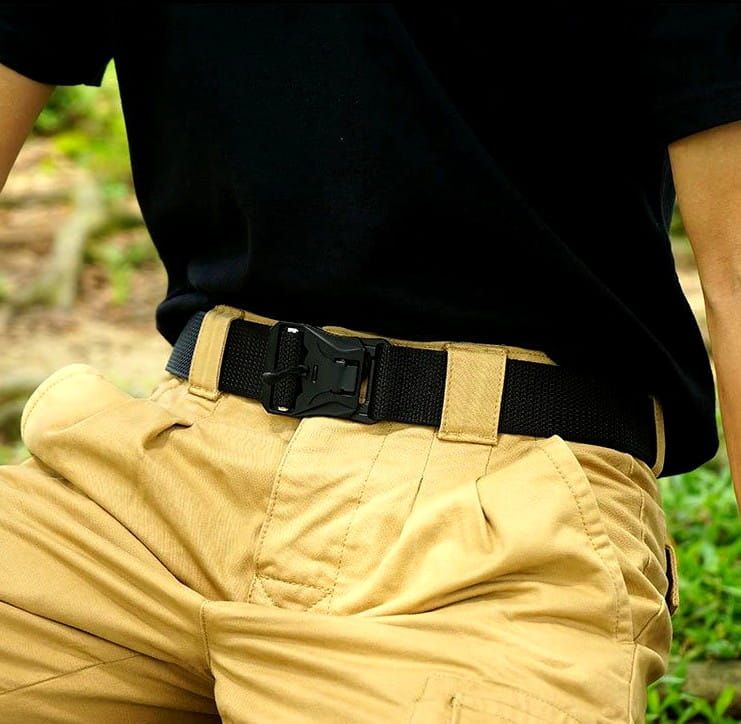 Vīriešu taktiskā josta H106, melna krāsa D122