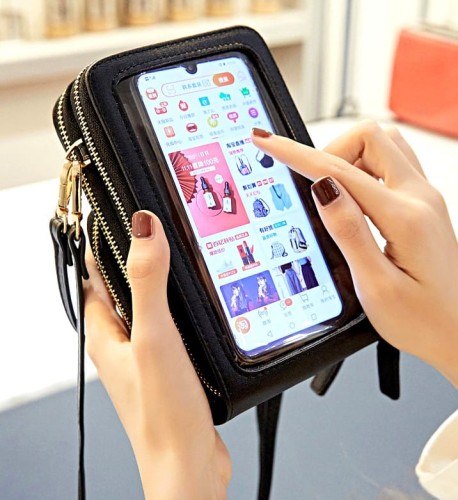 Maza sieviešu rokassomiņa U98 melna N126