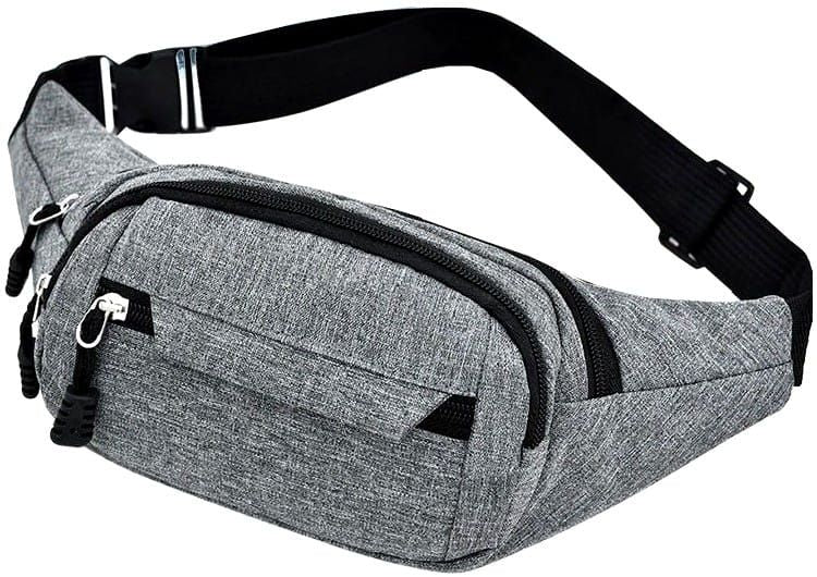 Vīriešu jostas soma, soma T119, pelēka R225