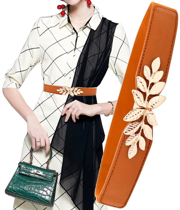 Sieviešu josta S123 brūna N88