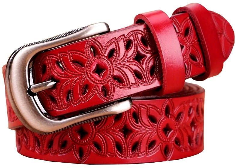 Sieviešu josta H129, sarkana