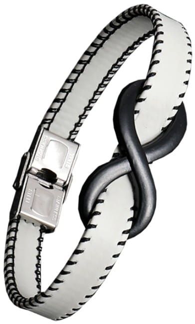 Vīriešu rokassprādze F88, balta A13