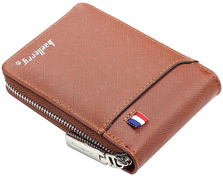 Vīriešu karšu maciņš B40, brūns S1064