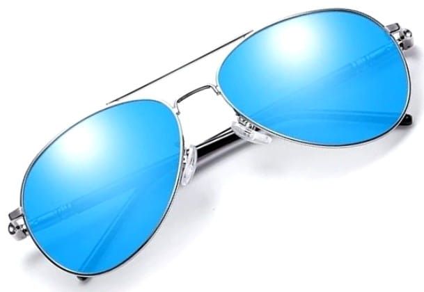 Pilota saulesbrilles K3-zilas, zilas