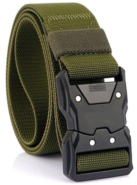 Vīriešu auduma josta H1, zaļa D62