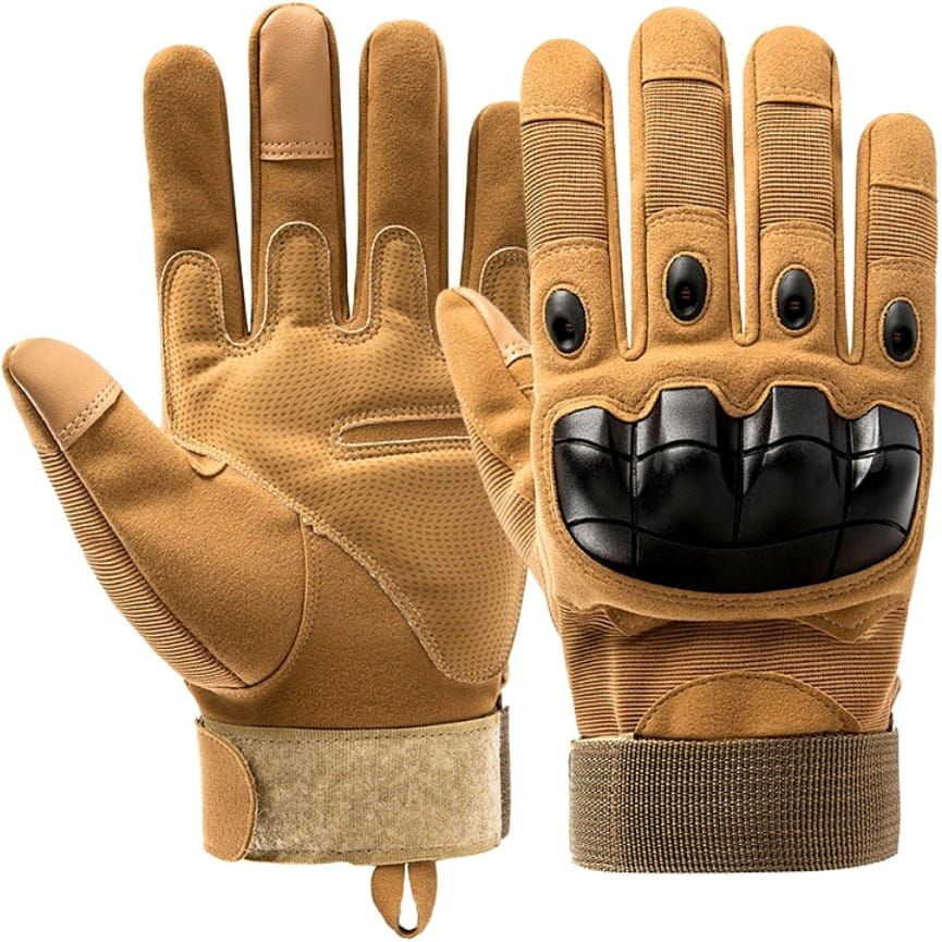 Vīriešu taktiskie cimdi K59, bēši, XL