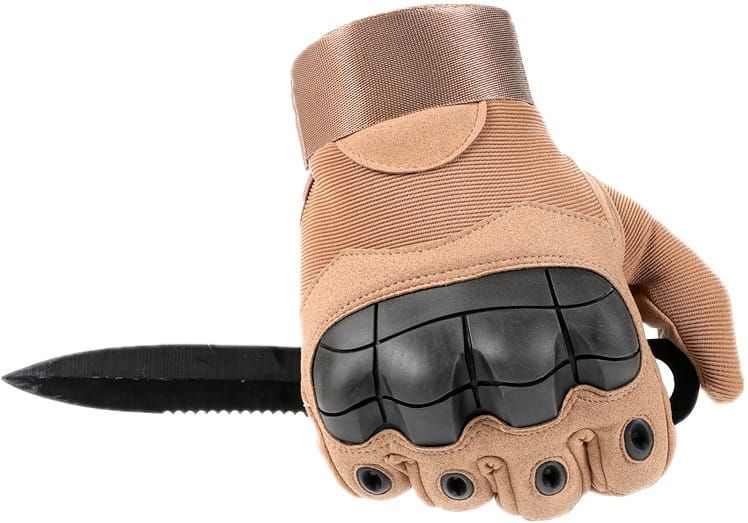 Vīriešu taktiskie cimdi K59, bēši, XL