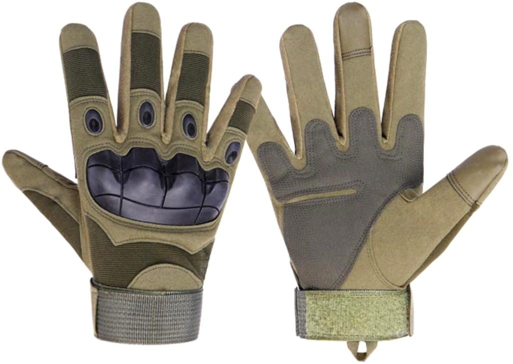 Vīriešu taktiskie cimdi K59, zaļi, XL