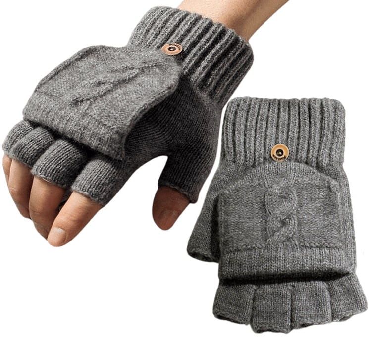 Vīriešu cimdi KR55, pelēki