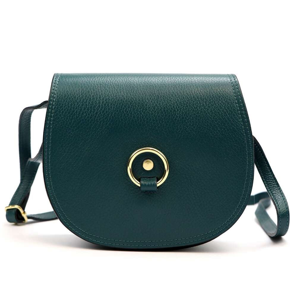 Sieviešu ādas somiņa Florence 38, zila, crossbody stila