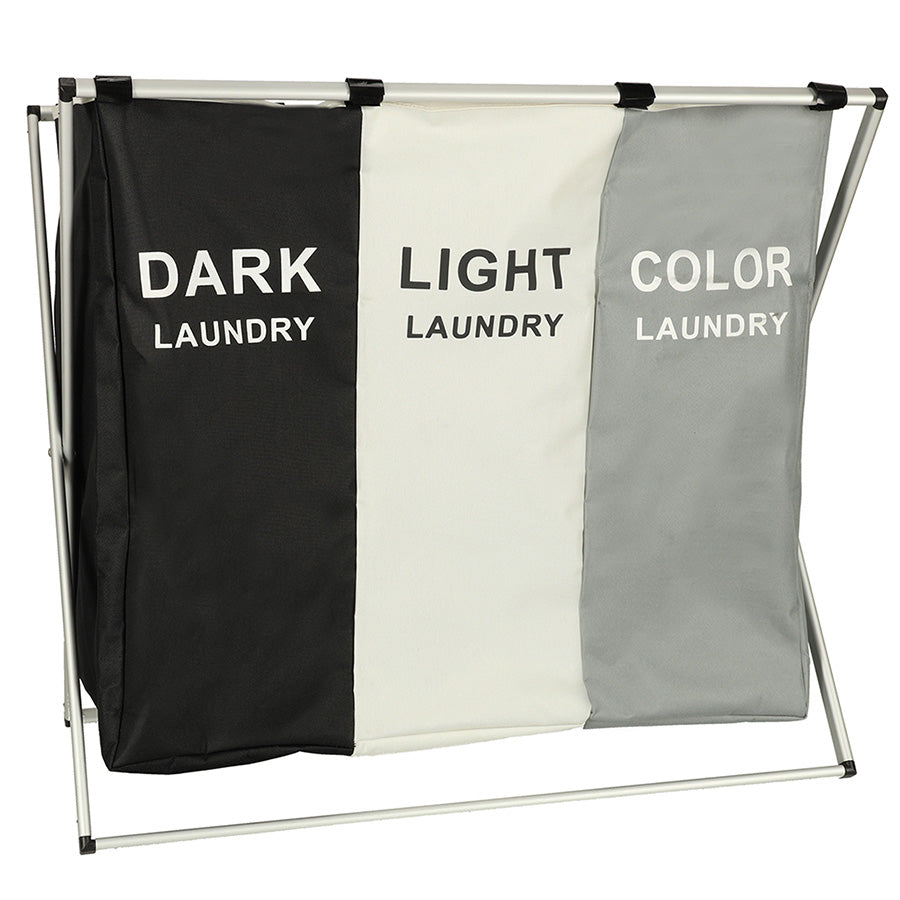 3 nodalījumu veļas grozs R46