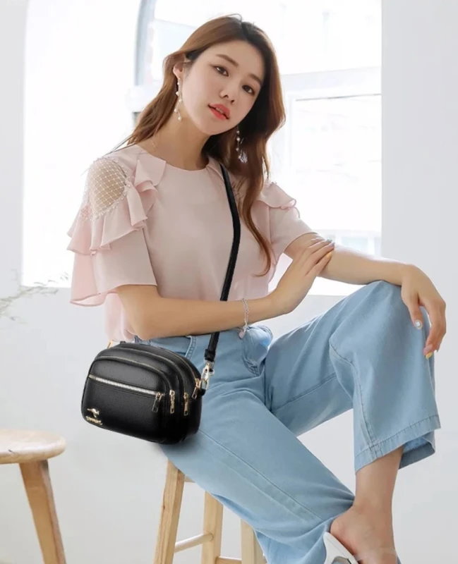 Sieviešu rokassoma G5, melna N241