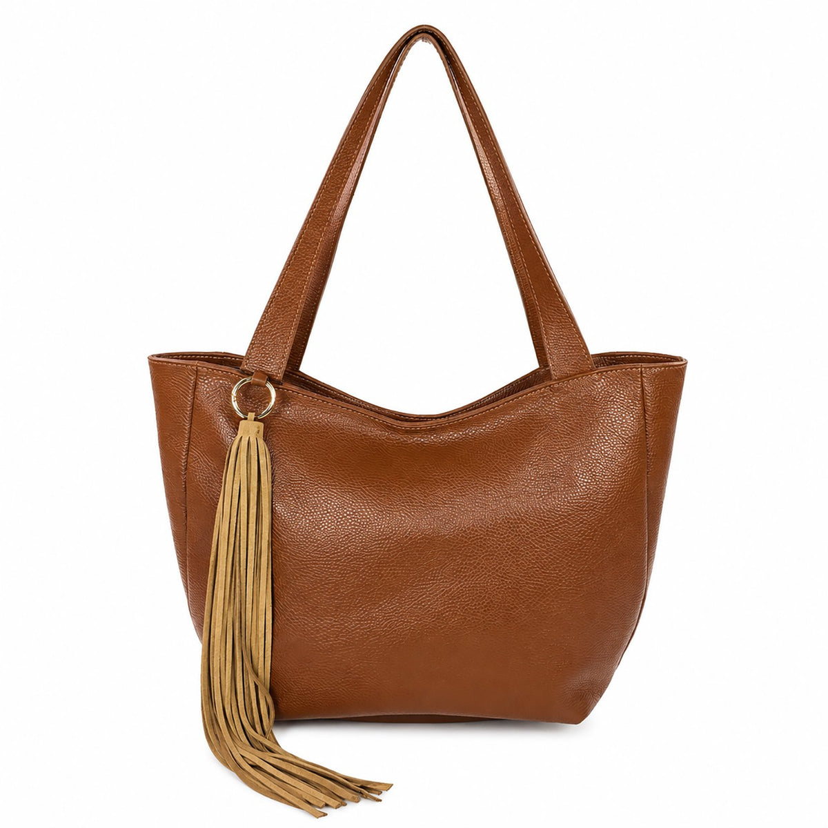 LOCCA MILANO LM-006 camel-2 natūralios odos rankinė camel-2