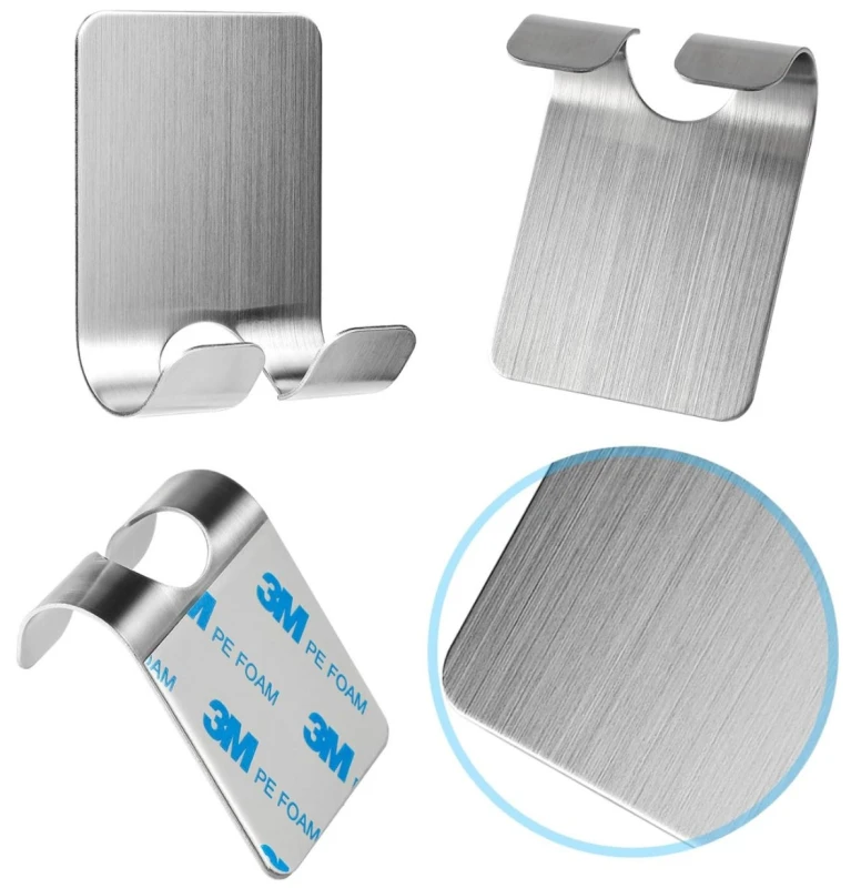 Vannas istabas āķu komplekts 3 gab. S3, sudrabkrāsas N244