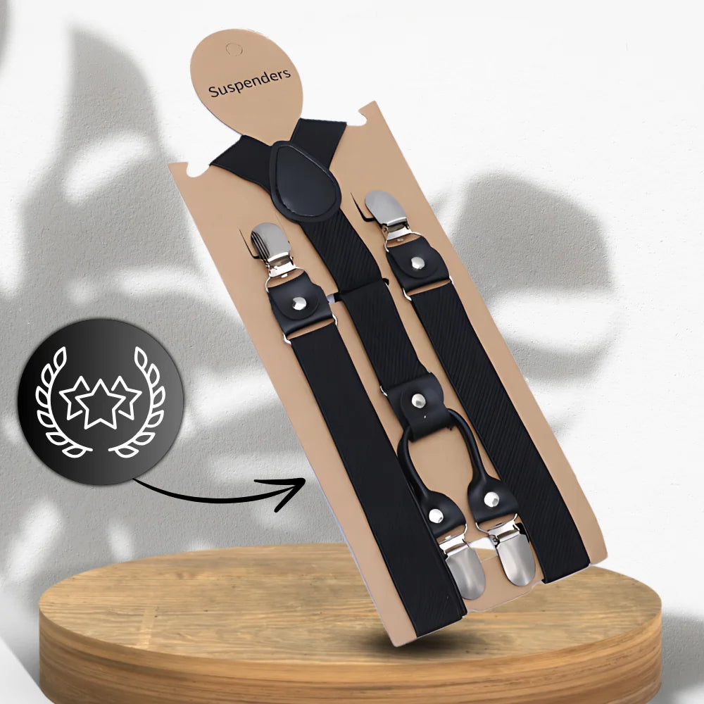 Vīriešu melnas bikšturi biksēm