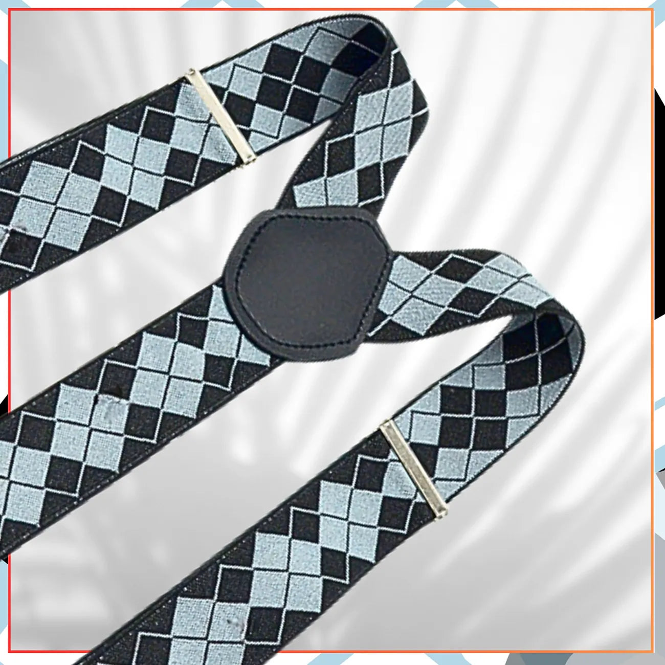 Vīriešu breketes, romba formas, platas