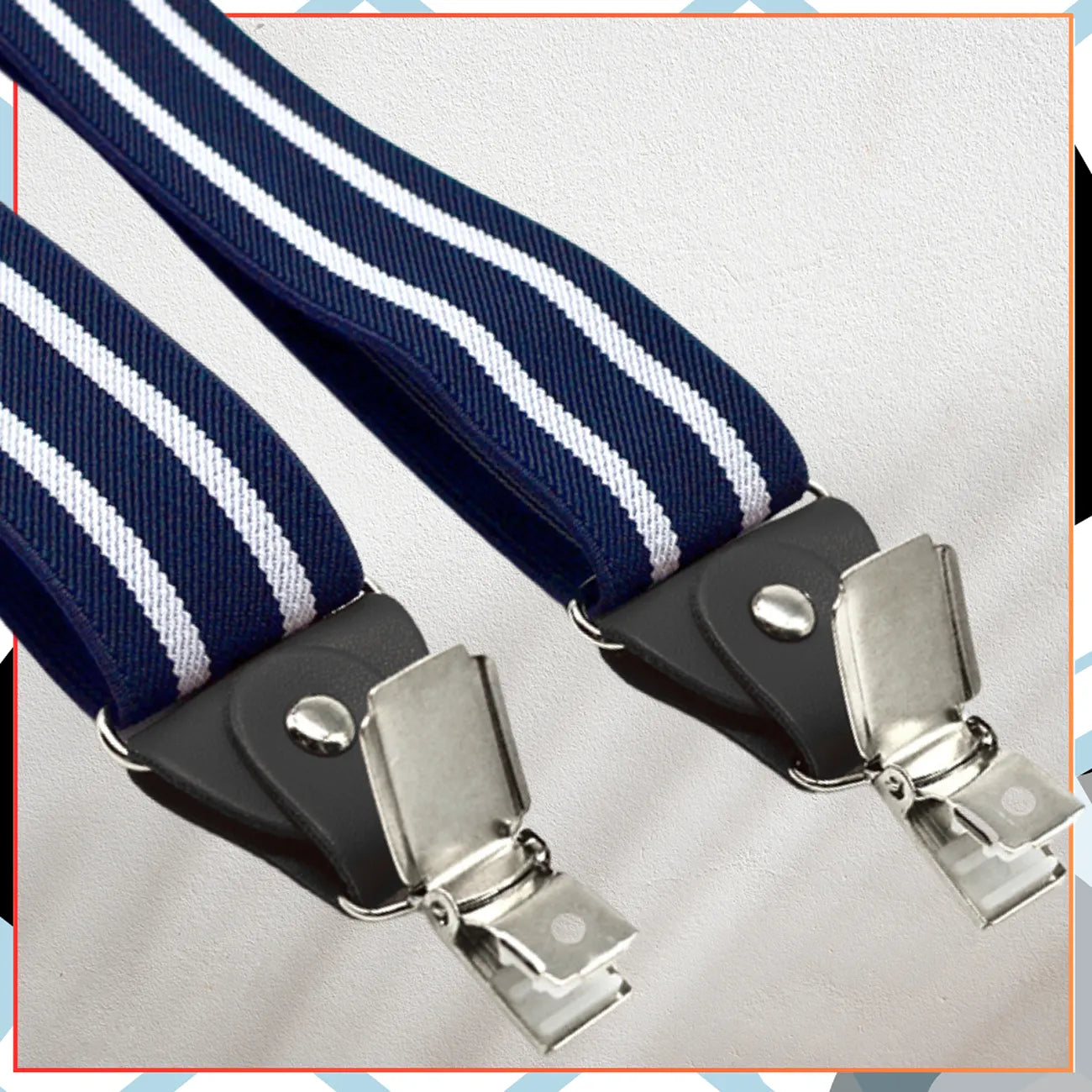 Vīriešu bikšturi, plati, ar lencītēm