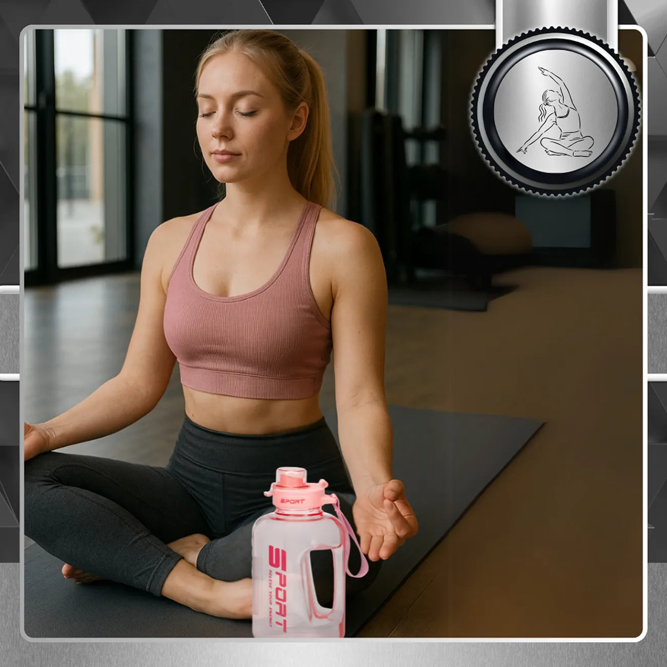 Dzeramā pudele Tressari, 1700 ml, bez BPA, N479