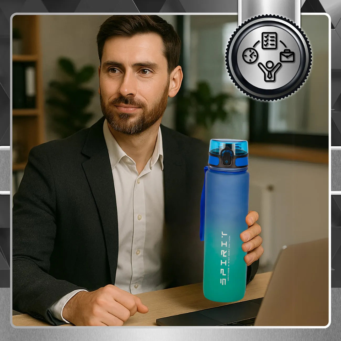 Tressari dzeramā pudele, 1000 ml