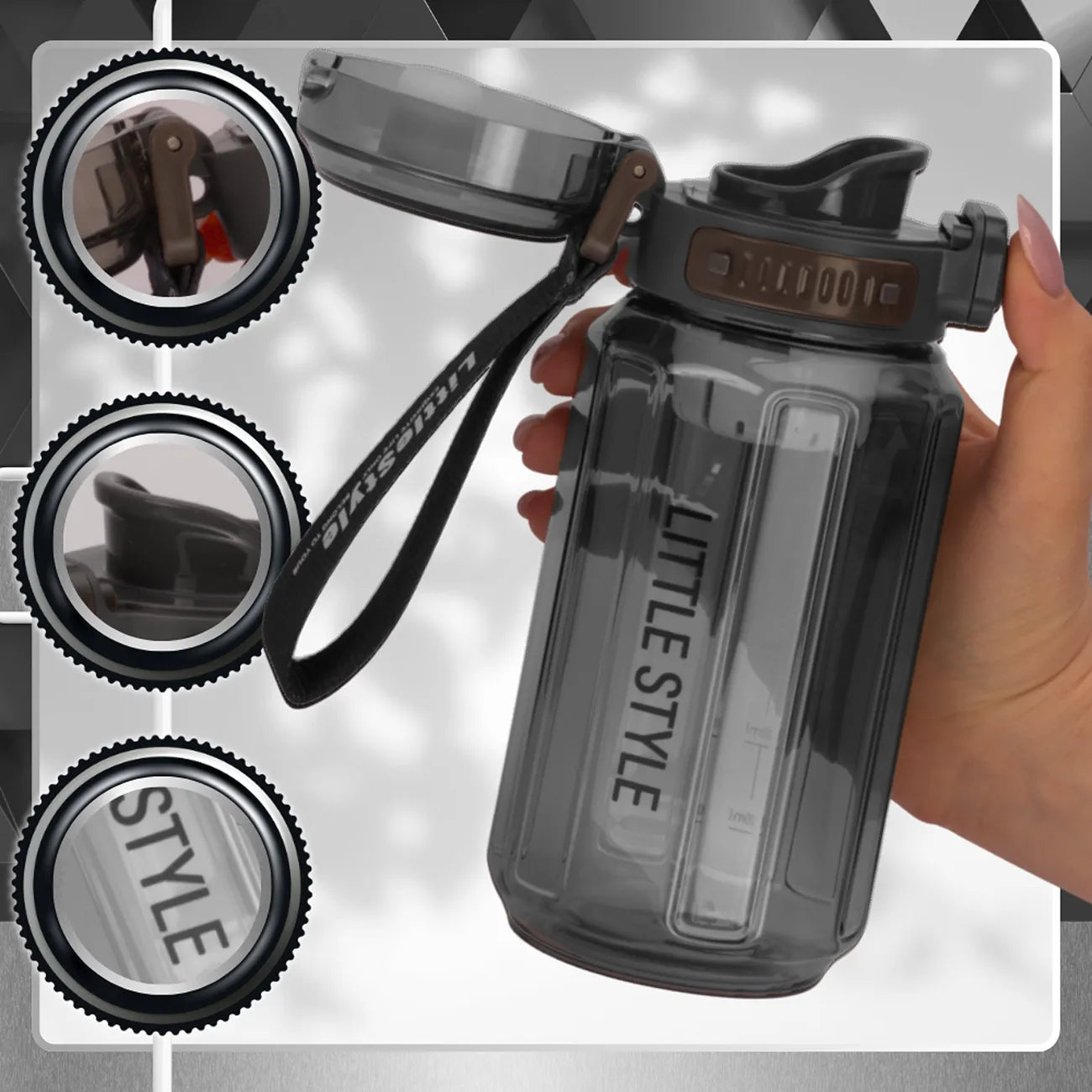 Tressari dzeramā pudele, 730 ml, tritāna