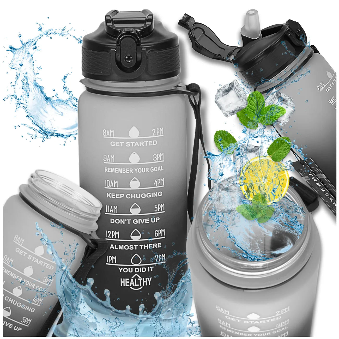 Dzeramā pudele Tressari, 600 ml, bez BPA, N473