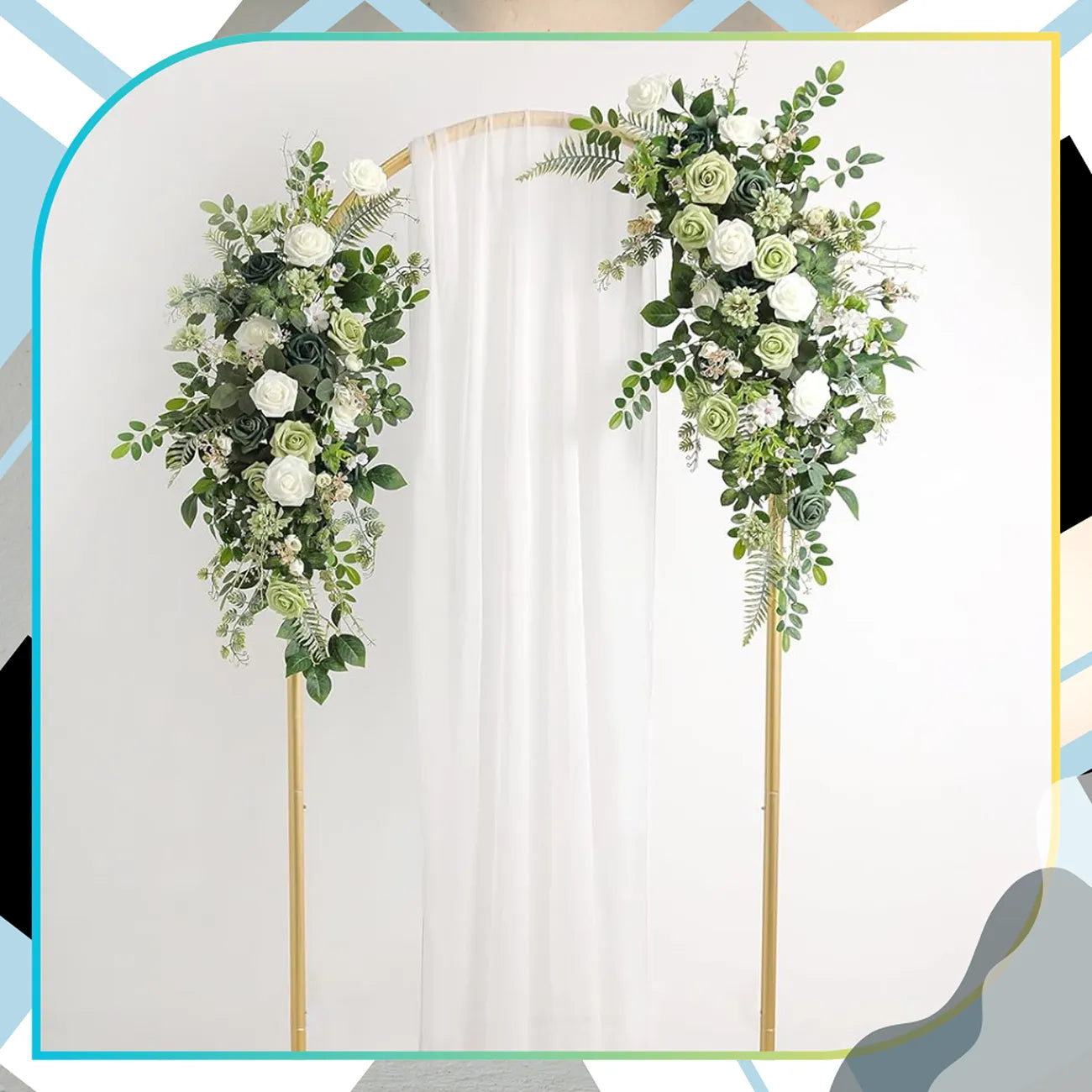 Dekoratīvas mākslīgās rozes, krāsainas, 25 gab.