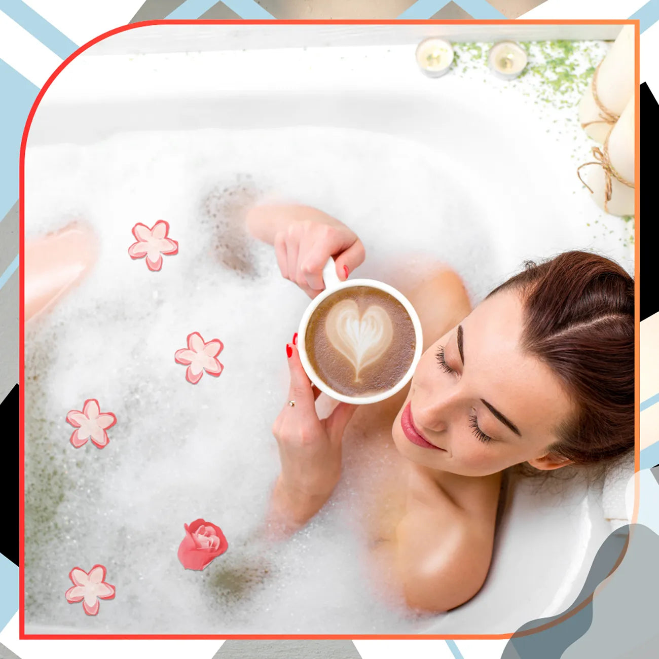 Dekoratīvas ziepju rozes, sarkanas, 9 gab. komplekts