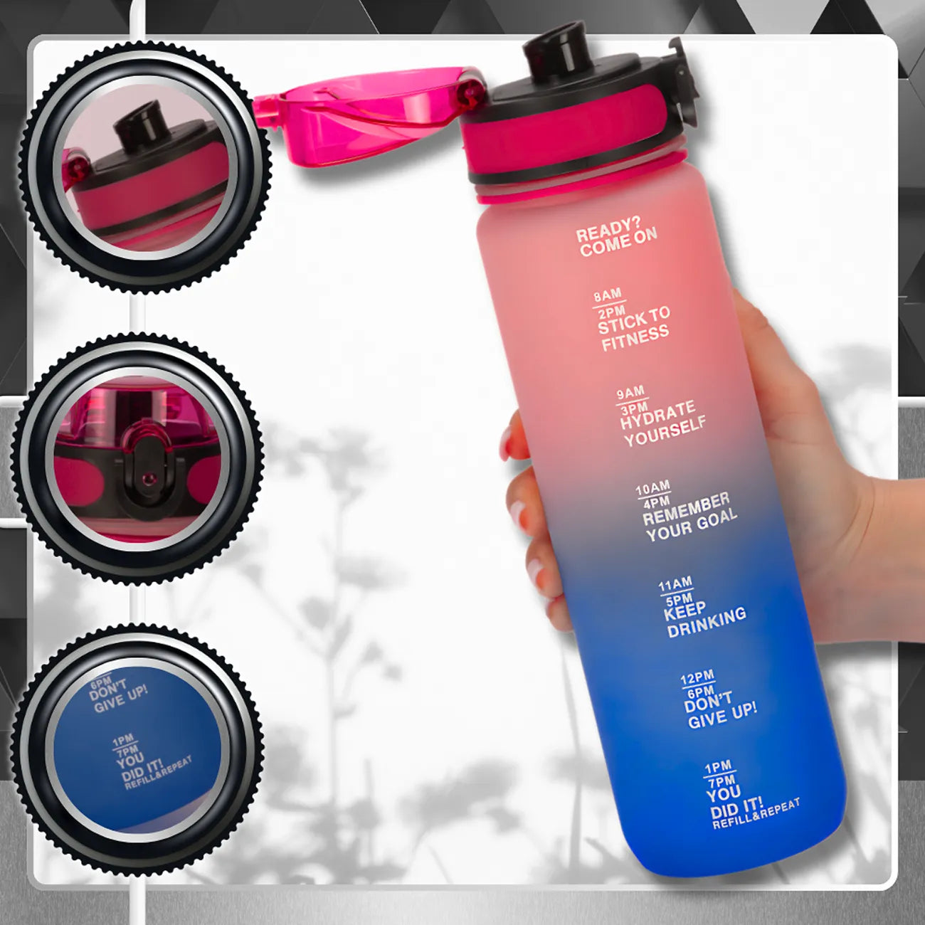 Dzeramā pudele Tressari, 1000 ml, Tritan N475