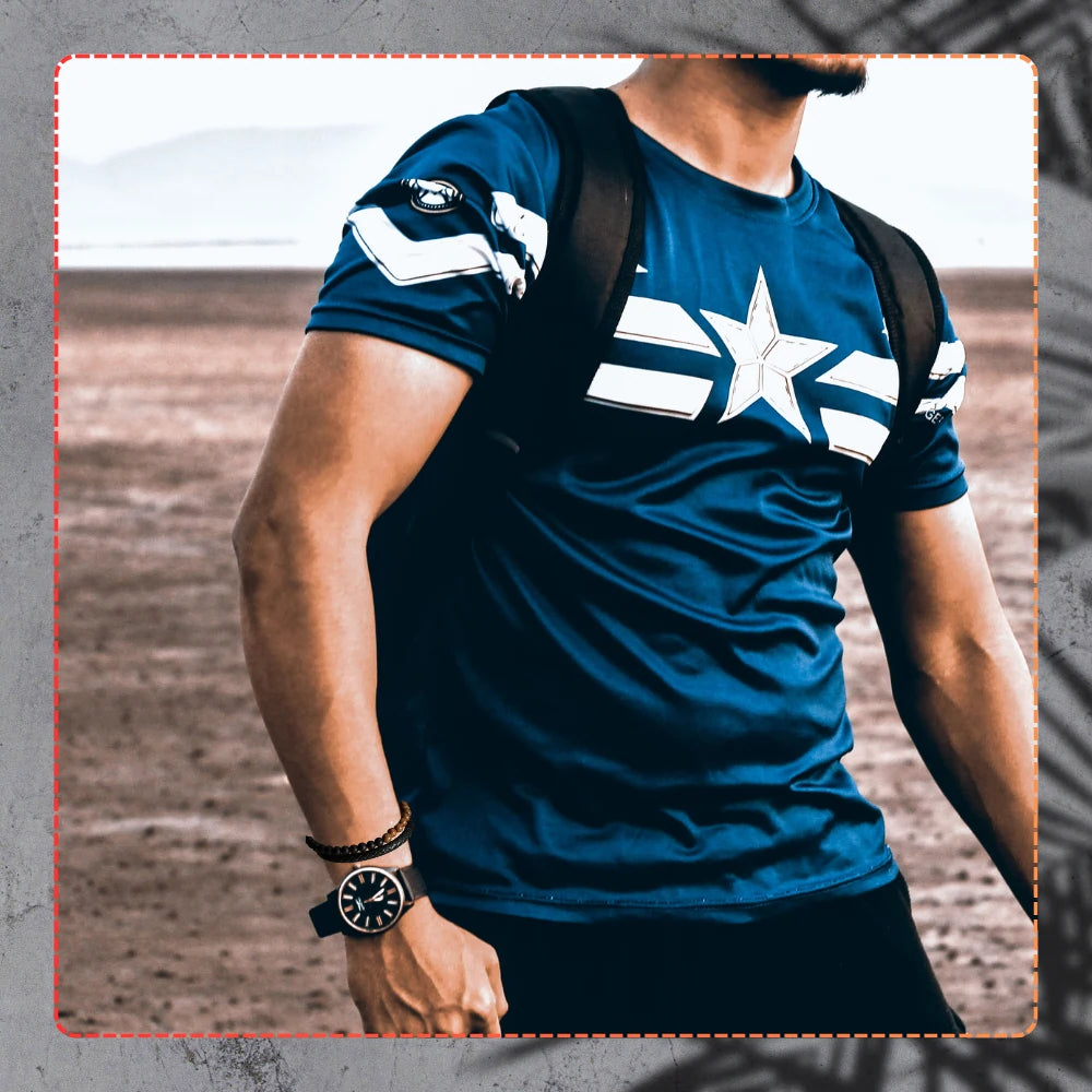 Vīriešu rokassprādze - melna āda un akmens pērlītes