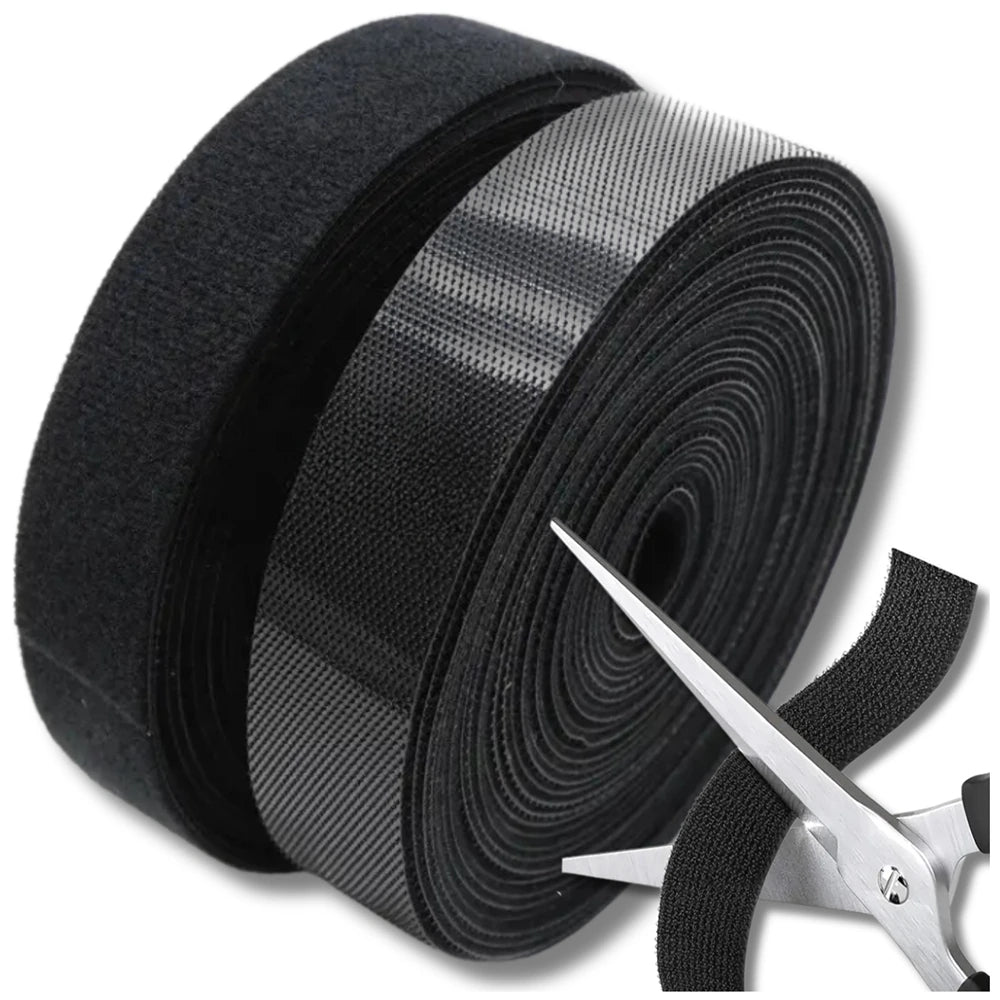 Kabeļu līmlente, melna, 10 m N367