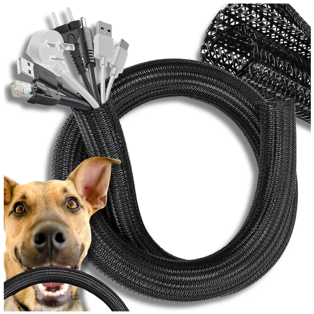 Kabeļu organizators, melns, 3 m N369