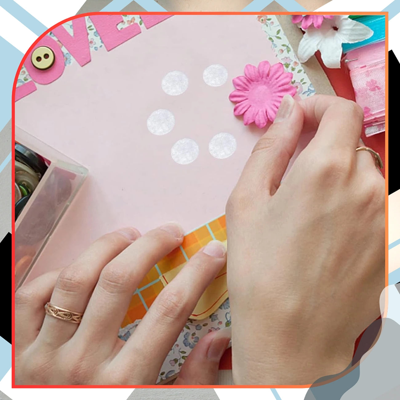 Pašlīmējošās apaļās uzlīmes, 10 mm, 600 gab. N375