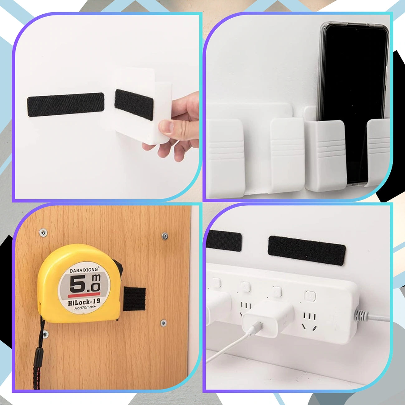 Pašlīmējoši kvadrāti ar spēcīgu līmi, 50 mm, 60 gab. N373