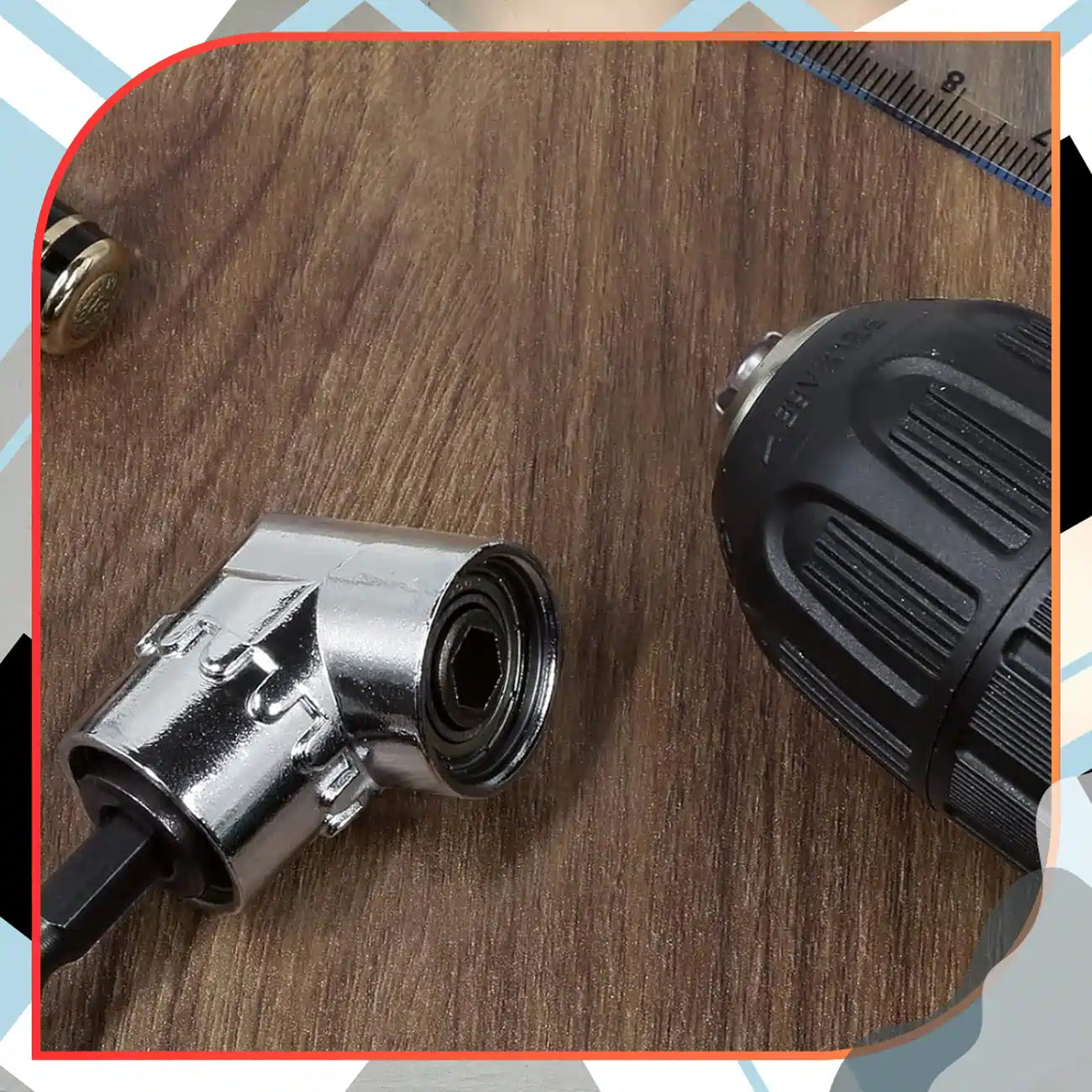 Leņķa adapteris urbim, HEX N384