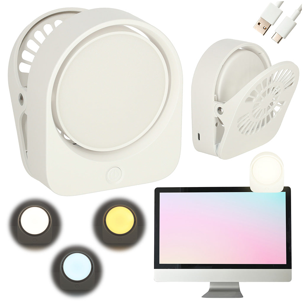 Bezvadu balta naktslampiņa ar klipsi